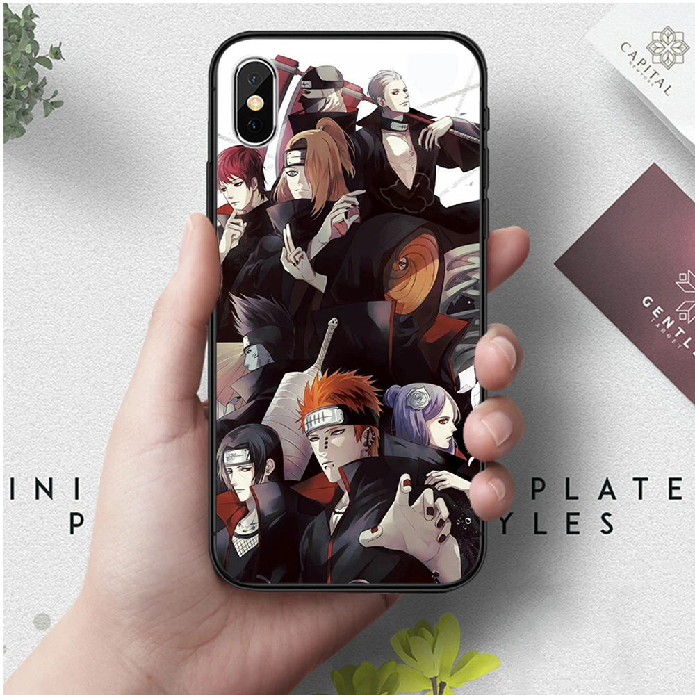 3 Lavaza Наруто Акацуки умный силикон чехол для iPhone 5 5S 6 6 S Plus 7 8 X XS Max XR - Цвет: 3