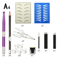 microblading pen kit 3d makeup pen complete pigment set micropigmentation dermografo permanent makeup pratice skin supplies