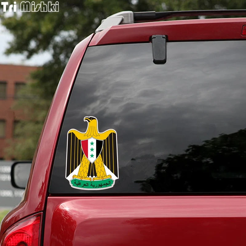 Tri Mishki WCS154 13x17 7 см герб Ирака автомобиля стикер Bundesadler забавного яркого Авто