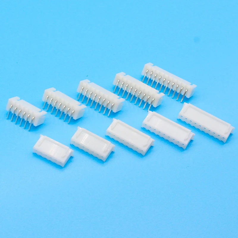 25 sets Kit in box 6p 7p 8p 9p 10 pin Right angle 2.54mm Pitch Terminal / Housing Pin Header Connector Wire Connectors XH | Обустройство