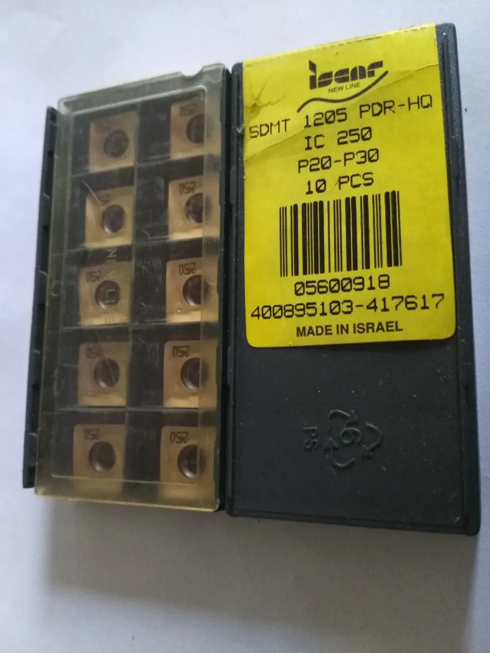 10 шт. вставки карбида SDMT1205PDR HQ IC250|insert|insert carbide |