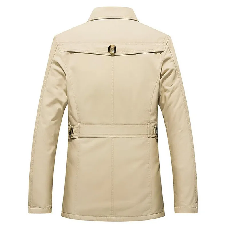 

Hot Autumn and Winter Warm men "s casual jacket in the long coat coat clothes
