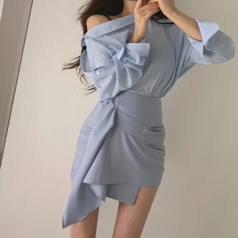 Высокая талия кружево до Ruched для женщин юбка Женский Bodycon мини-юбка карандаш