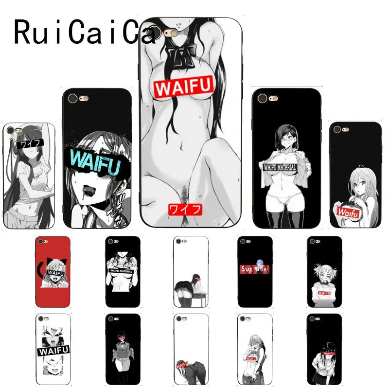 Ruicaica мультфильм сексуальная девушка Sugoi Senpai аниме waifu цветной чехол для телефона