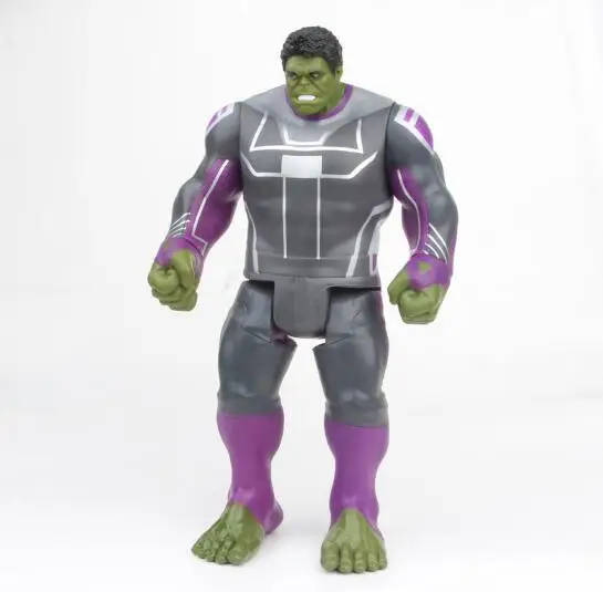 30 см Горячие фильмы Мстители Endgame Халк фигурка героя титана капитан Марвел модель