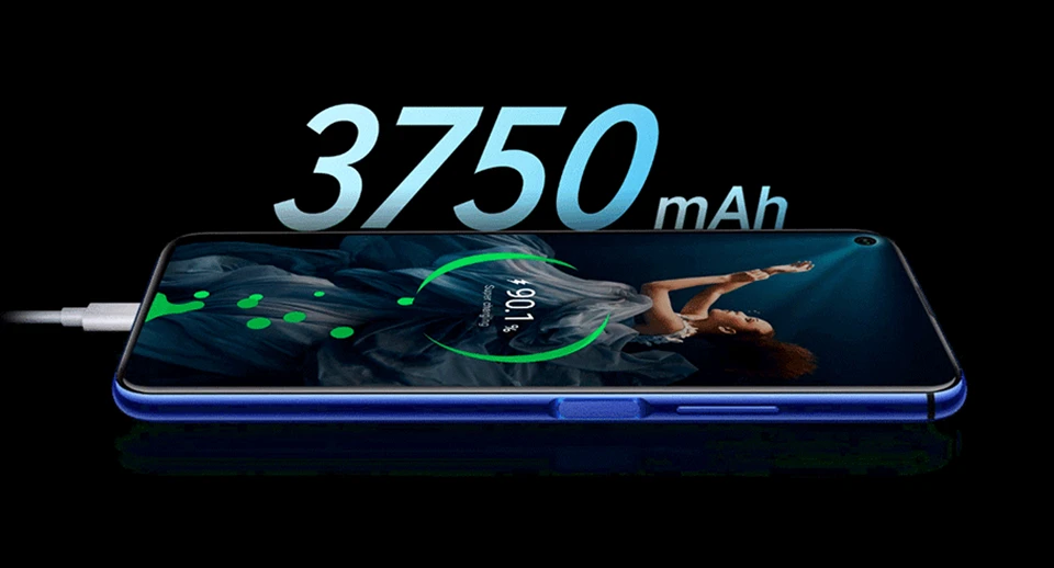 honor 20, honor 20, мобильный телефон Kirin 980, четыре ядра, 8 Гб ram, 256 ГБ ram, 6,2 дюймов, 3750 мАч, супер зарядка, Bluetooth