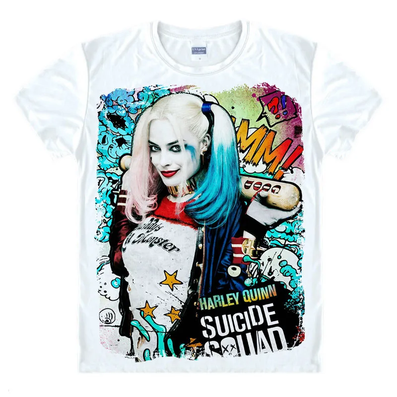Joker Suicide футболка "Squad" Мужская Harley Quinn 3D Рик флагг доктор странная костюм