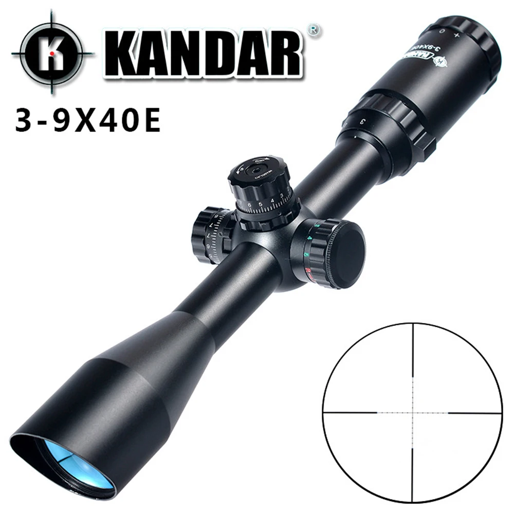 Винтовочный оптический прицел KANDAR 3 9X40EG полноразмерный для охоты с встроенным