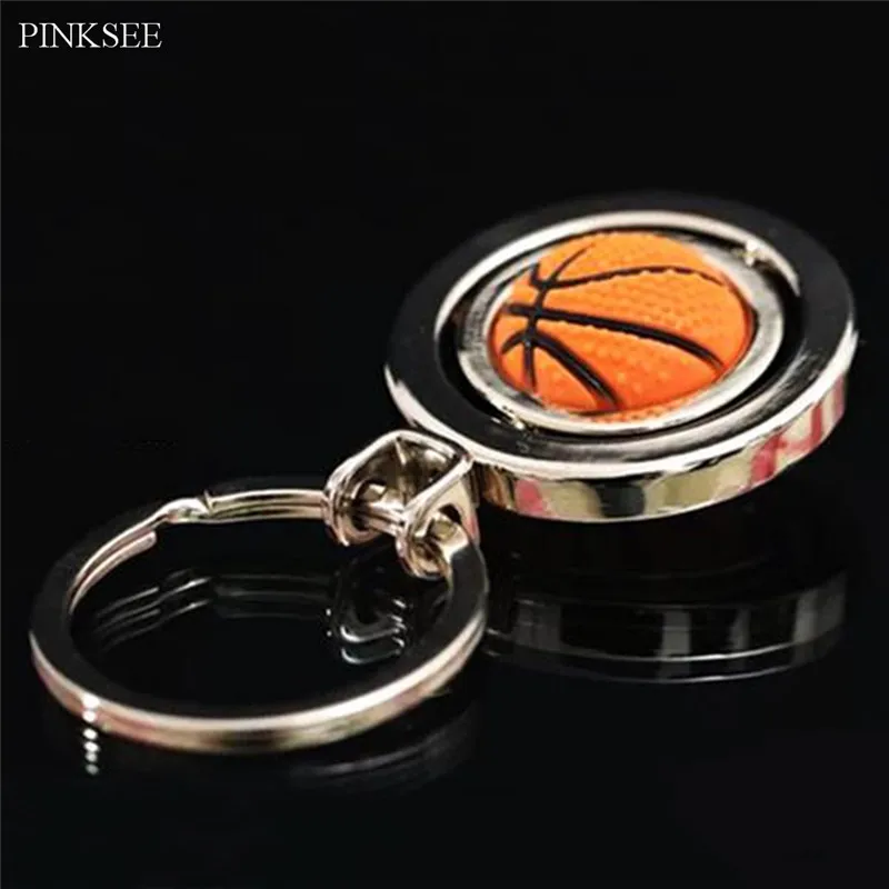 PINKSEE Sports Style Football Keychain Metal Keyring Gift Souvenirs Unisex Silver Color Key Chain Jewelry Accessories | Украшения и