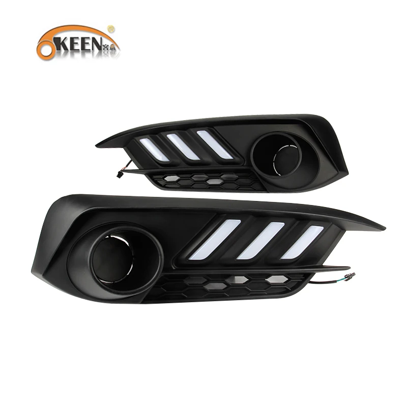 OKEEN 2x автомобильный Стайлинг DRL комплект для Honda Civic 10th 2017 2016 дневные ходовые огни