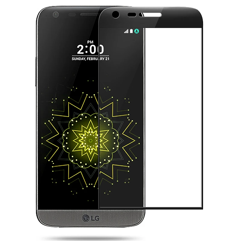 Закаленное стекло с закругленными краями и полным покрытием для LG G5 LGG5 SE H850 H830 F700