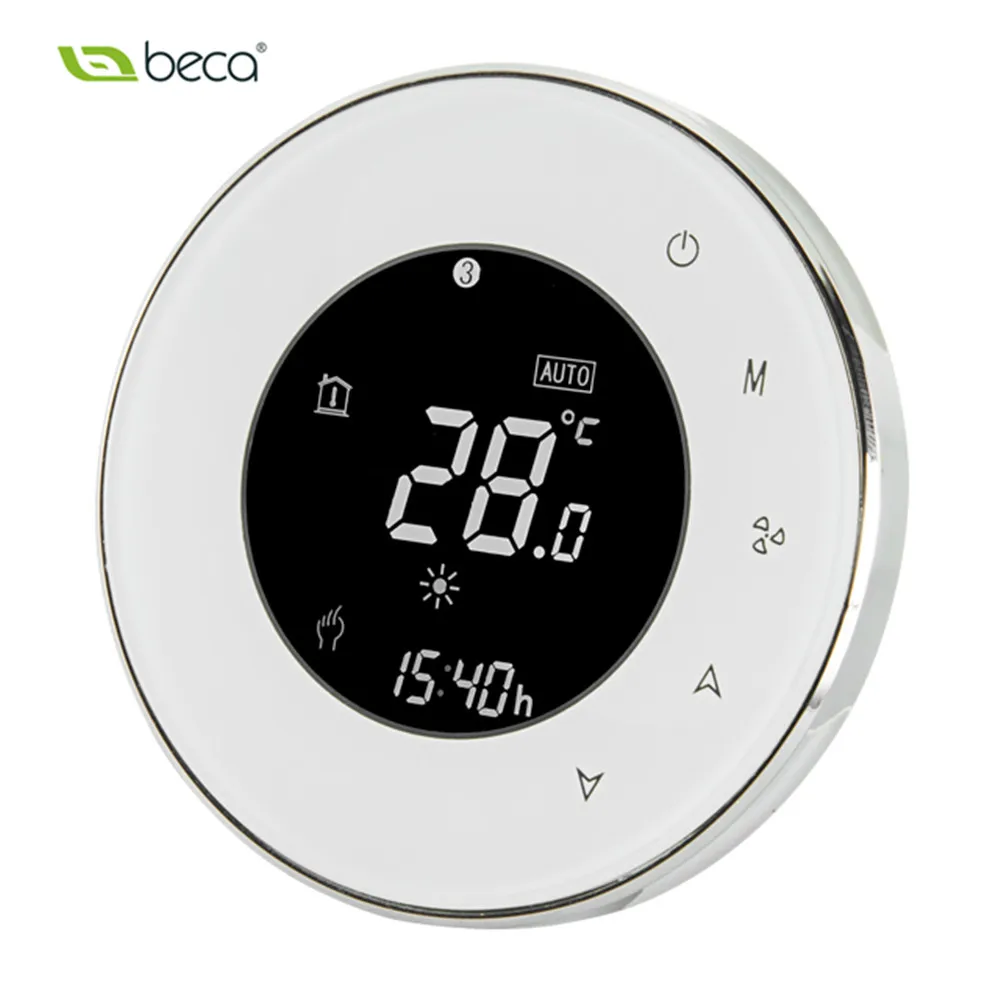 Заводская распродажа! Бека две трубы фанкойл контроллер круглый Сенсорный экран