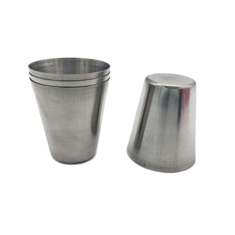 1 комплект из 4 чашек нержавеющей стали 30 мл 70 180 мл|camping cup|cup mugmug coffee |