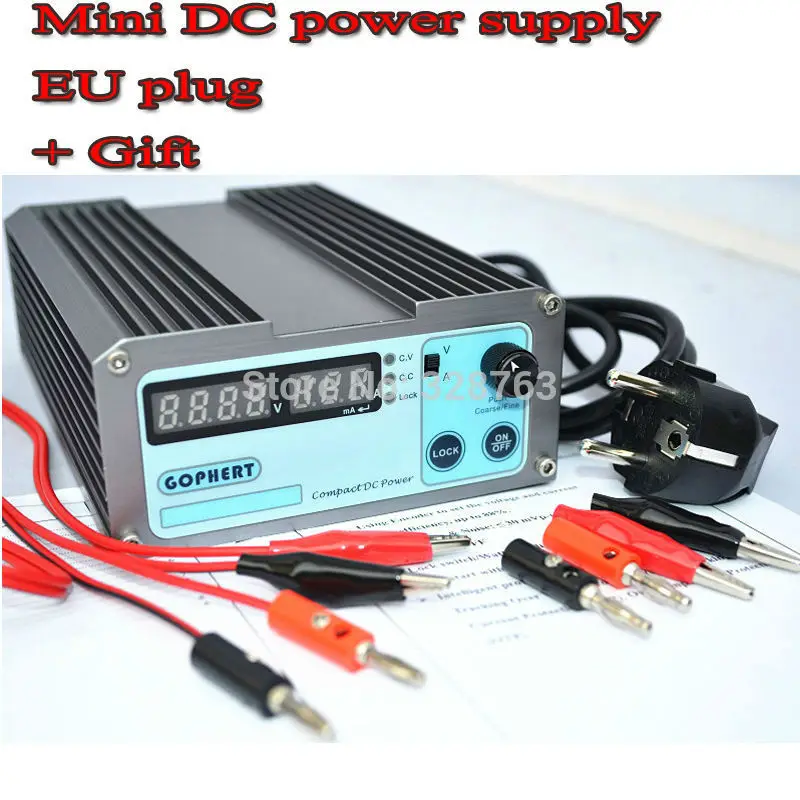 

Free shipping precision Compact Digital Adjustable MINI DC Power Supply OVP/OCP/OTP low power 16V 10A 110V-230V 0.01V/0.01A