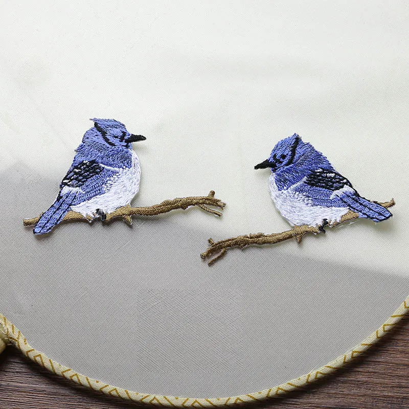 Аппликации для одежды с птицами 4 шт./набор | Дом и сад