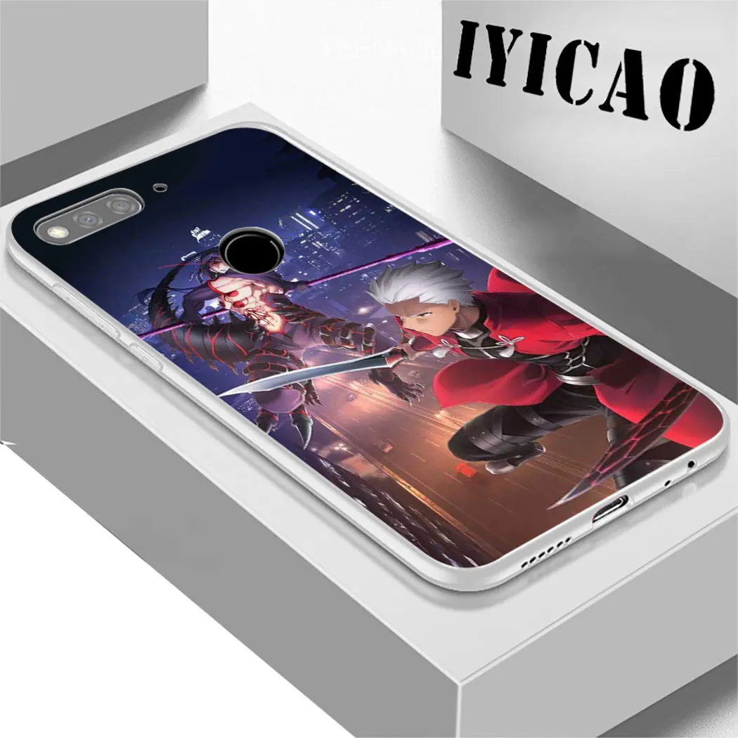 Жесткий чехол IYICAO Archer Fate stay Night для Huawei Honor 6A 6C 7A 7C 7X 8 8X 9 10 20 9X Lite Pro Play Note View