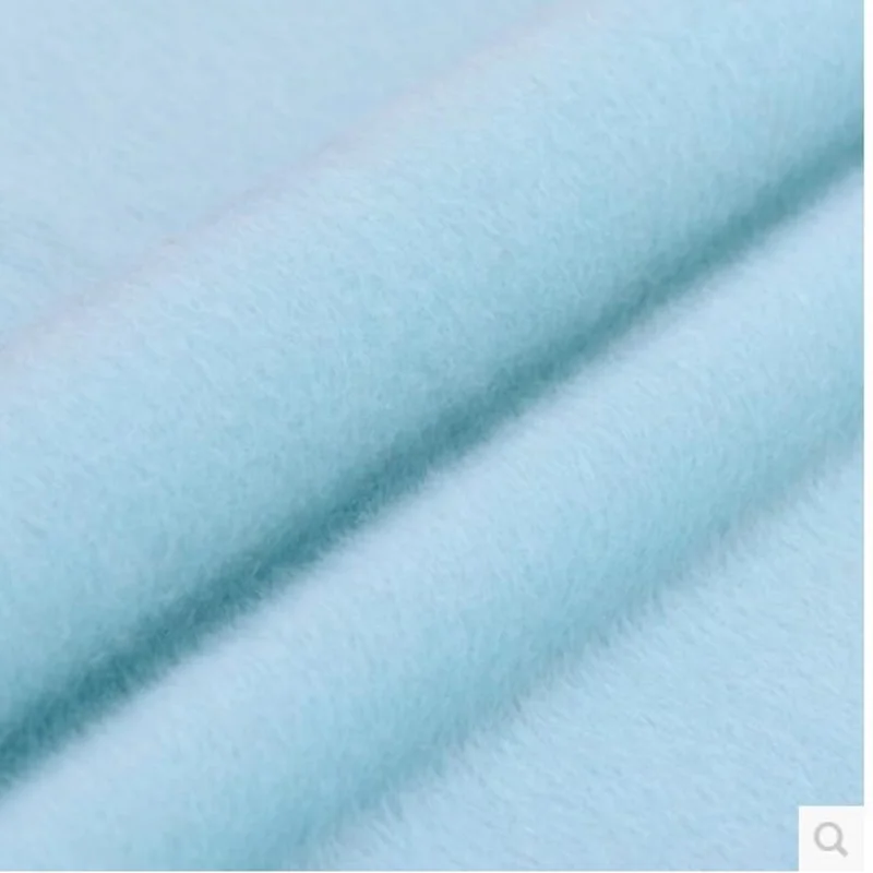 Синяя Длинная шерстяная ткань Осеннее и зимнее пальто 722 г на метр|clothing fabric|cloth
