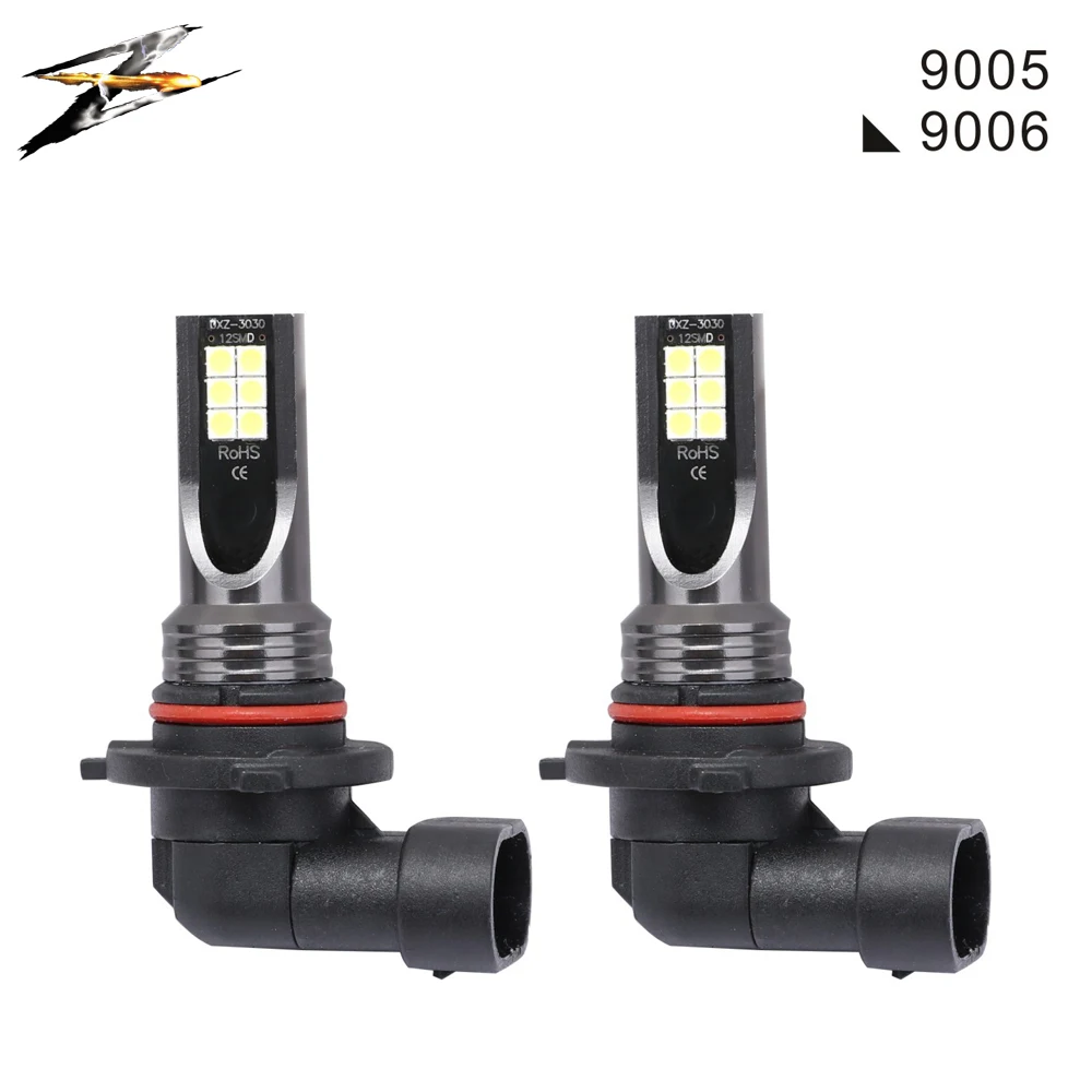 2Pcs H7 H4 LED Bulb Coche 12V No Error Lens Hi Lo H3 H11 Headlight Auto Fog Lamp White Wireless Car Driving HB4 Lights | Автомобили и