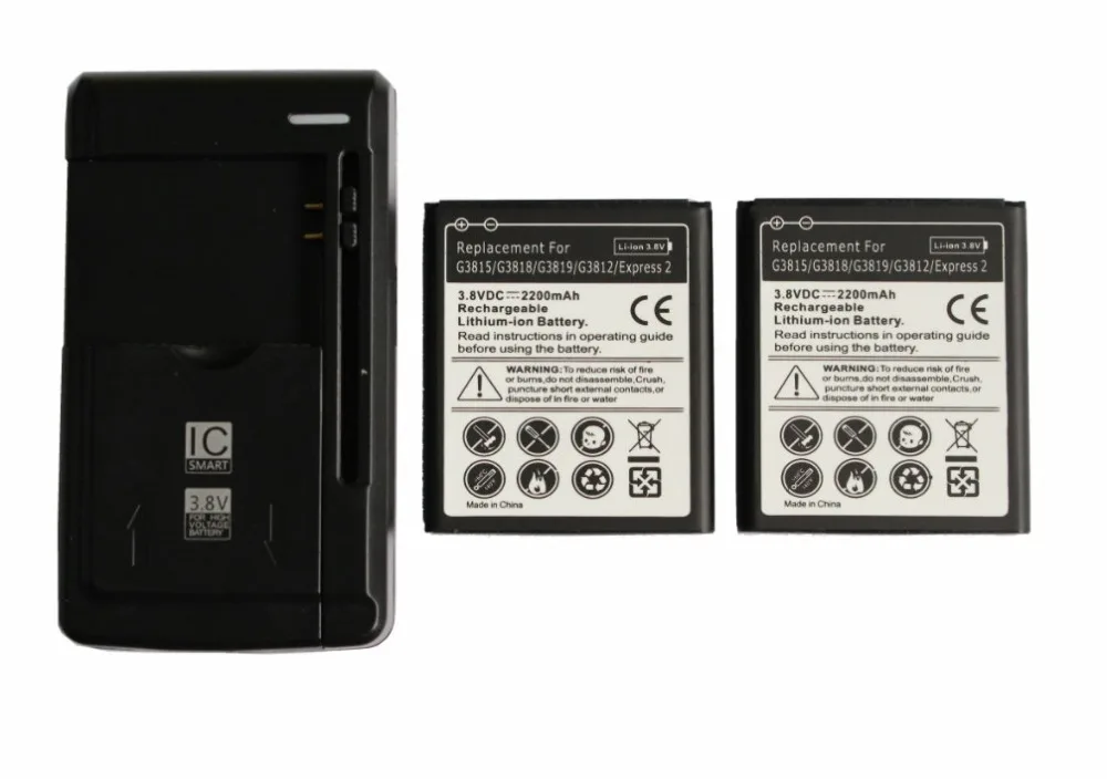 Ciszean 2x2200 мА/ч EB L1L7LLU запасная батарея + зарядное устройство для Samsung Galaxy Express 2 G3815 G3818