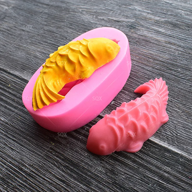 Новое поступление формы для выпечки шоколадных тортов в форме рыбы силиконовые