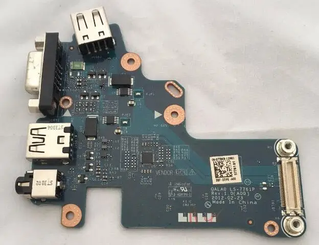 Оригинал для Dell Latitude E6530 USB VGA IO аудио дочка плата 7TRKR 07TRKR LS-7761P 100% Протестировано ОК