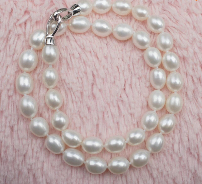 

REAL BIG WHITE 11X13 MM AAA++ AKOYA SOUTH SEA PEARL NECKLACE 17" Factory Wholesale price Women Gift word Jewelry