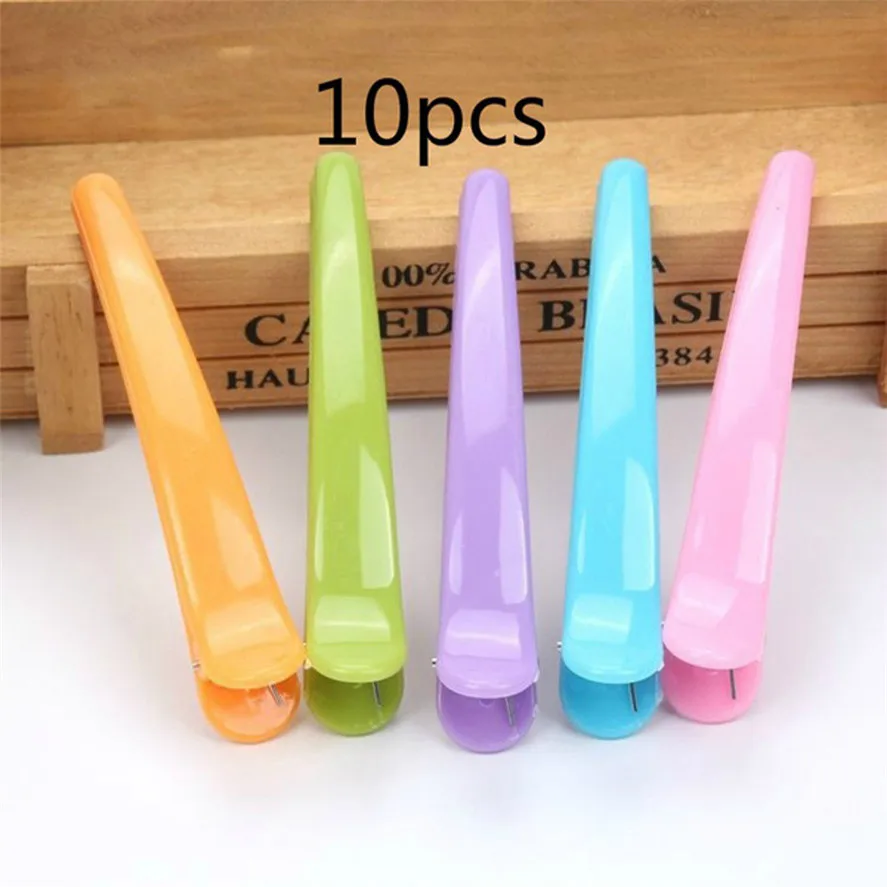 Новая мода 10 шт Желейный карамельный цвет утконоса клип крокодил зажим для волос