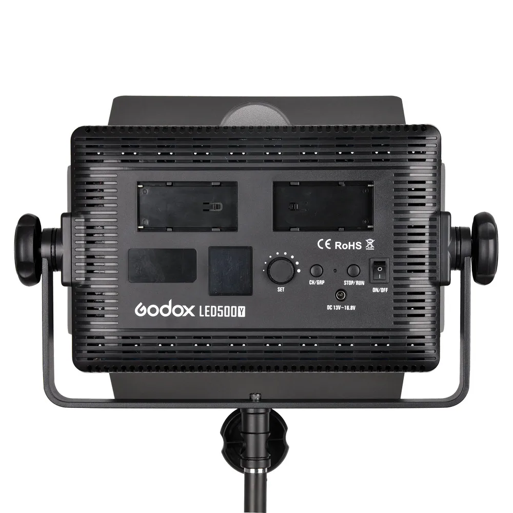 Godox светодиодный 500L/W/C фотографический светильник 500 ing серии видео + 2 * NP-750 батареи