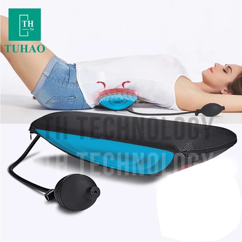 Поддержка спины air мешок настроить массаж носилки поясничном автомобиля