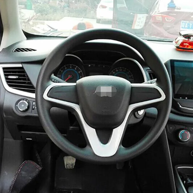 

ABS Матовый для Chevrolet CAVALIER 2017 2018 2019 Автомобильный руль Кнопка рамка панель Крышка отделка Аксессуары Стайлинг 1 шт