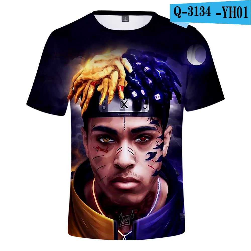 3D Xxxtentacion футболка для мужчин и женщин певица Rip xxxtentacion в стиле хип хоп реперские