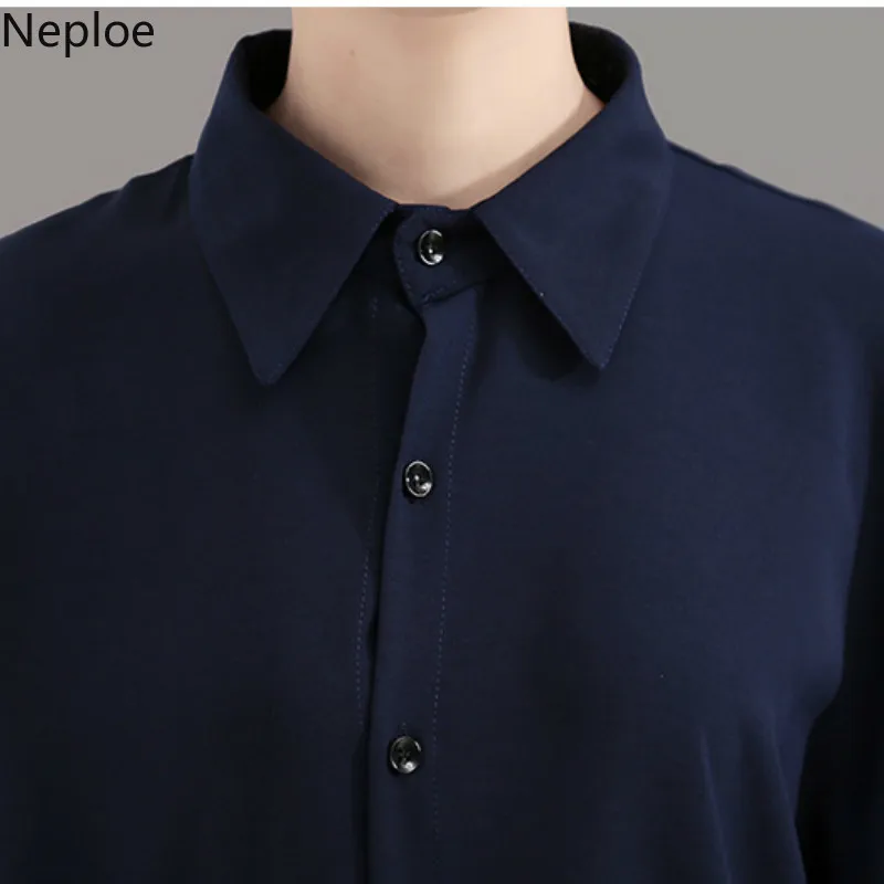 Neploe/лето 2019 женское платье новая мода отложной воротник рукав-клеш
