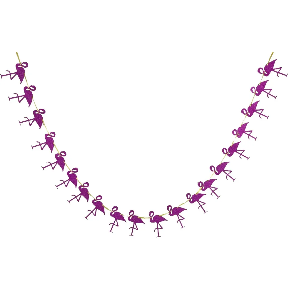 1 комплект фламинго и ананас баннер гирлянда из блестящей бумаги для свадьбы