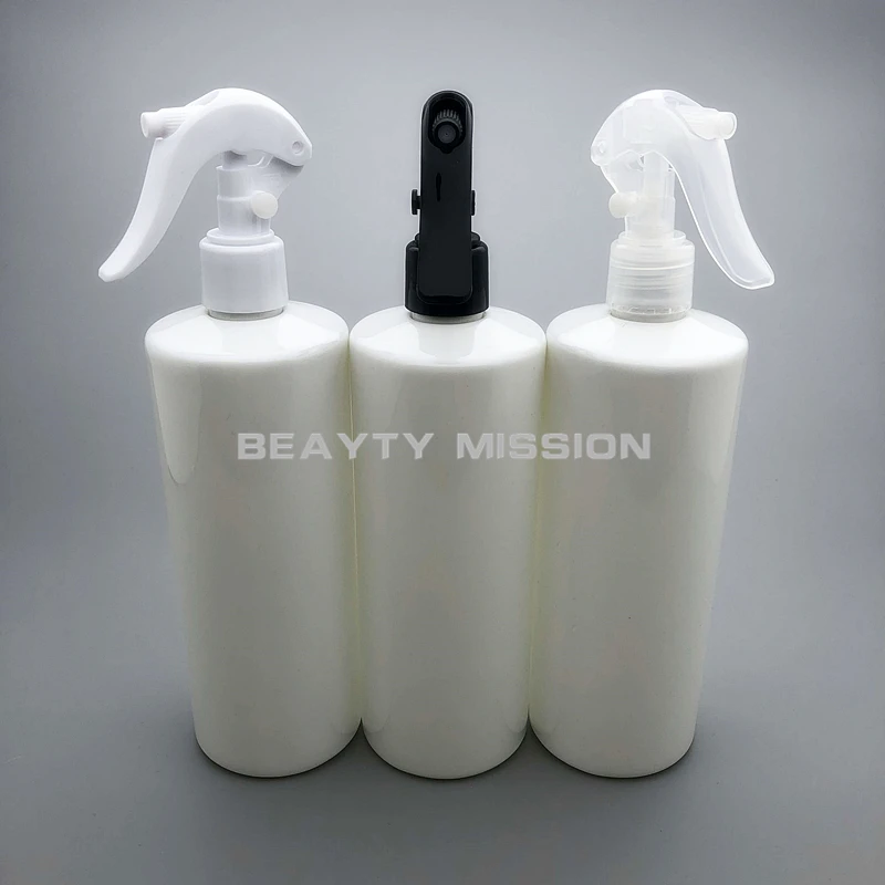 

Beauty mission, 500 мл, 12 шт./лот, белые пустые цветы, распылитель воды для парикмахерской, инструмент для парикмахерской, пластиковая бутылка-спрей
