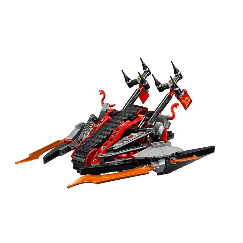 Совместимость с ninjago 70624 модели строительные игрушки 10580 331 шт. ниндзя Vermillion Invader