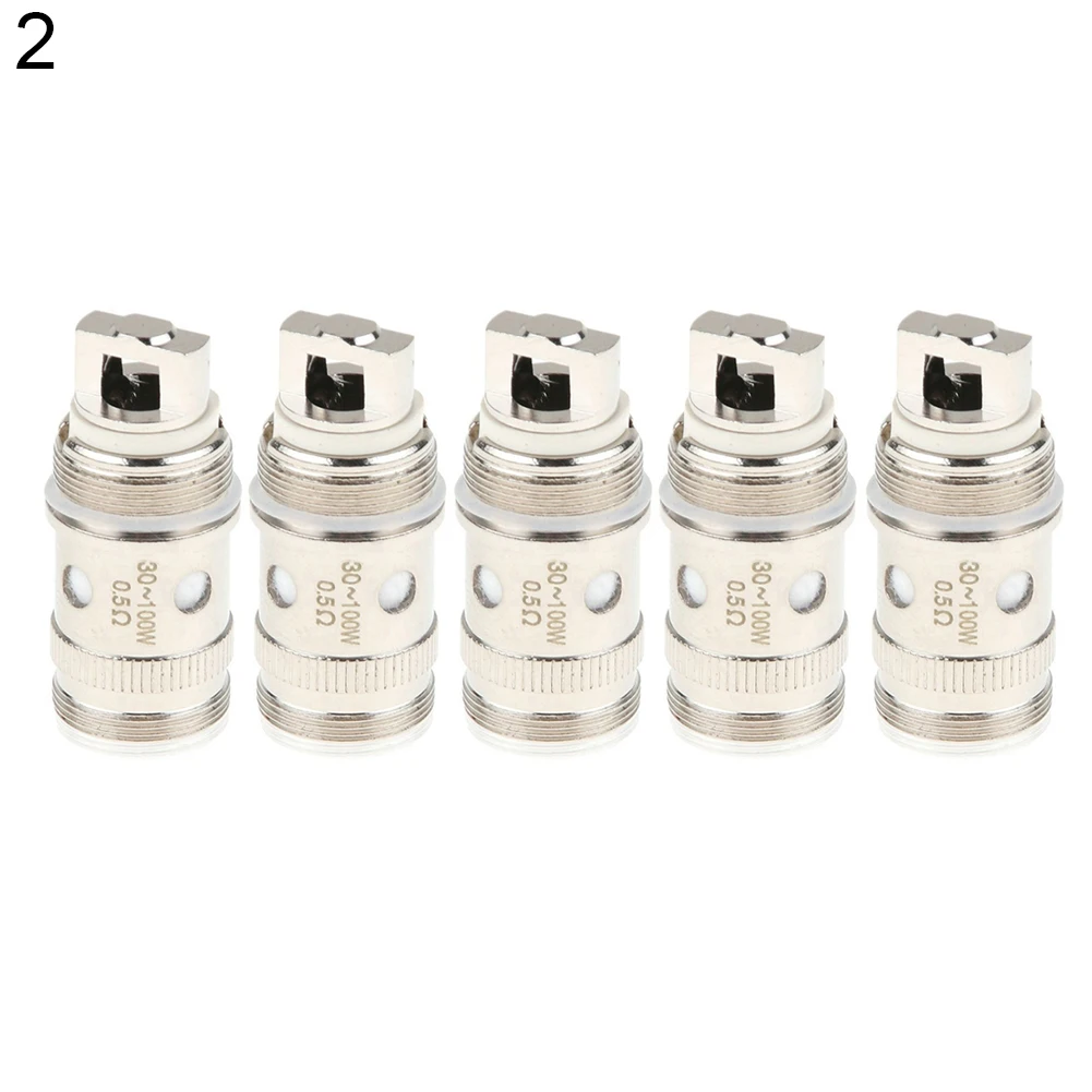 0zero5 ohm Чистый хлопок 5 шт. катушки 0,3/0,5 Ом замена головки Sub Ом для Eleaf iJust 2 Melo 2 3 - Название цвета: 0zero5 ohm
