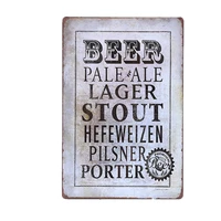 beer pale ale large stout vintage tin sign bar pub cafe home wall decor art plate retro metal plaque pictures 30x20cm a936