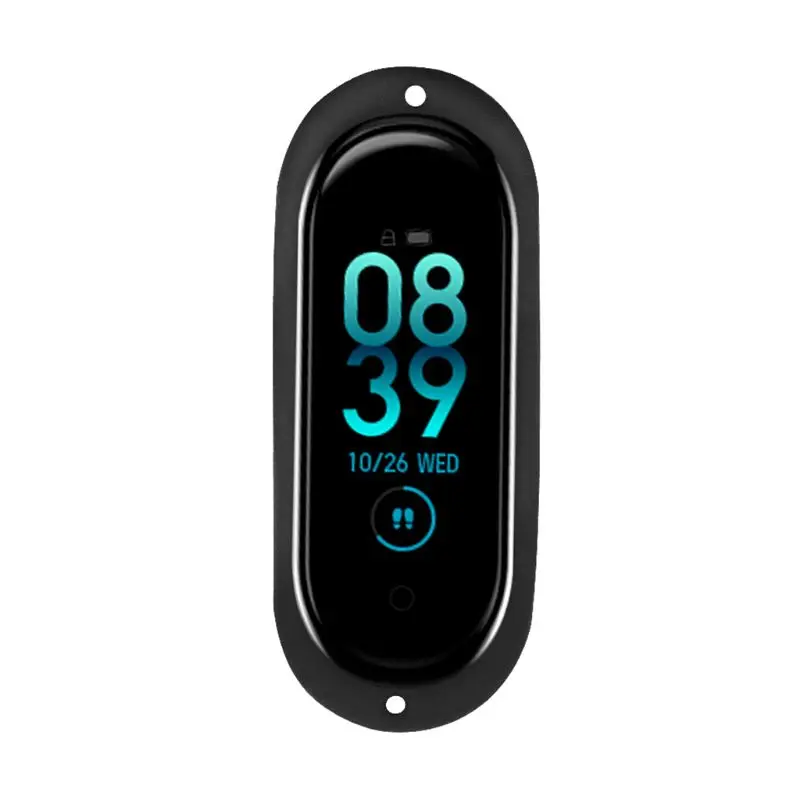 Силиконовый чехол с двойными отверстиями для украшения браслета Xiaomi Mi Band 4/3
