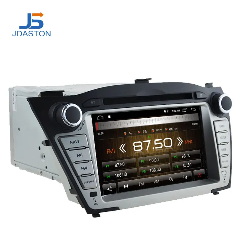 JDASTON Android 10 автомобильный dvd-плеер для hyundai IX35 TUCSON 2009-2013 Мультимедиа gps навигация 2 Din автомагнитола аудио стерео wifi