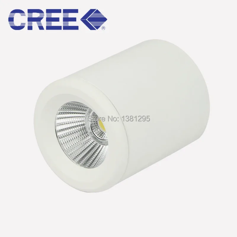 LED Downlight Mini 5W 7W COB CREE Round Surface Mounted Ceiling Lamps Spot Light For Home Dimmable Cylinder Down White | Лампы и