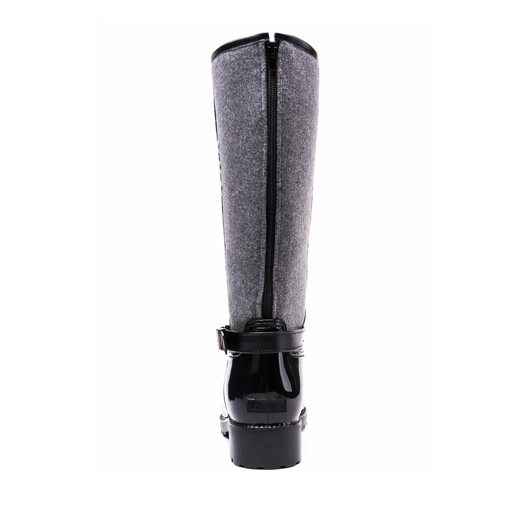TONGPU двойная Настройка теплые подкладки сапоги для женщин 20 395|waterproof rain boots|rain