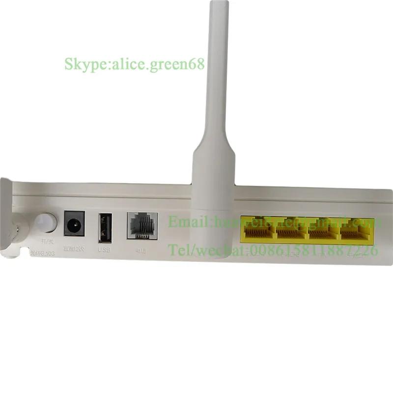 Hua wei 10GE HGU hn8145Q Стандартный роутер ONU с 4GE + двухдиапазонный WIFI 2 4 ГГц/5 ГГц 3 антенны |