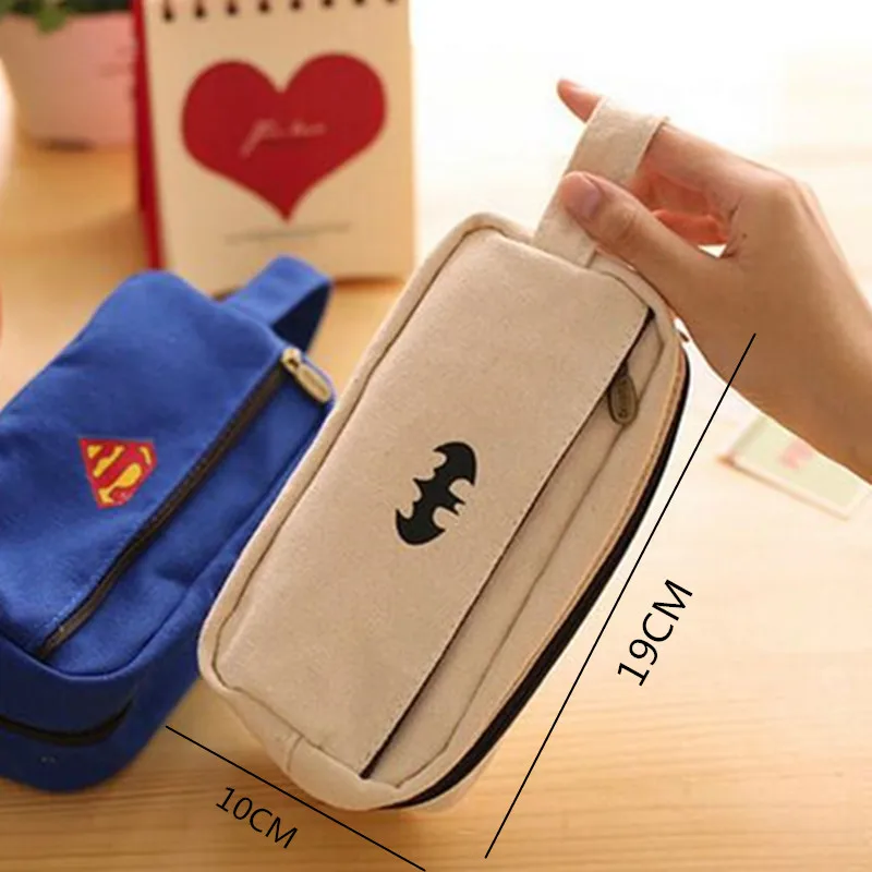 2017 Горячая Корейская многофункциональная стильная короткая холщовая пенал