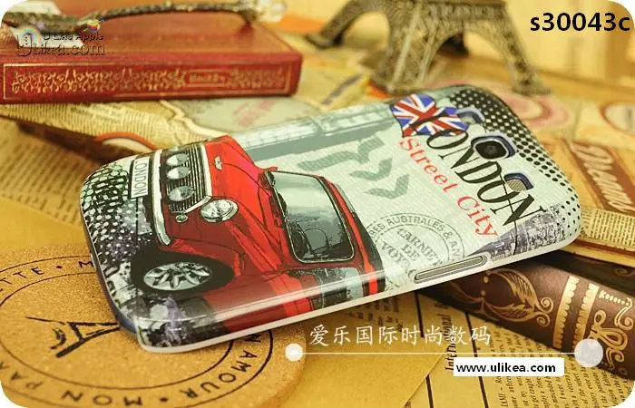 London Street City Hard Back Case For Samsung galaxy s3 i9300 Ultra Light Chromatic Freeshipping |