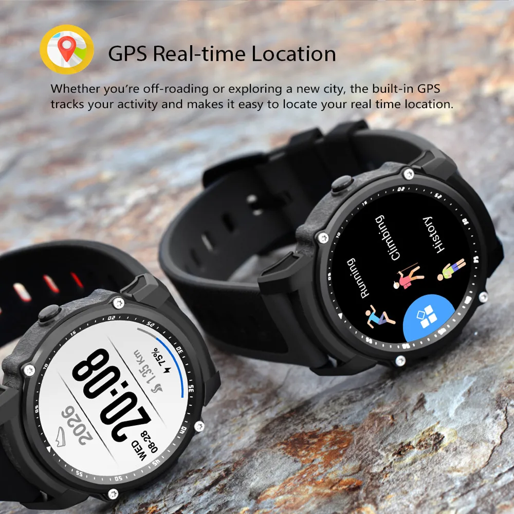 Beseneur FS08 Смарт часы 2018 Водонепроницаемый Bluetooth Спорт gps монитор сердечного ритма