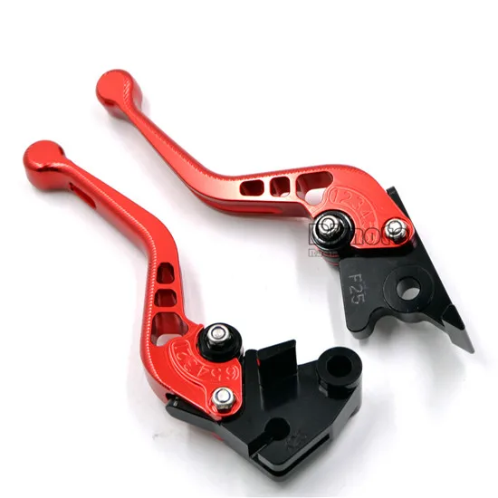 Красный BJMOTO CNC Регулируемые тормозные рычаги сцепления для KTM DUKE 390 RC390 2013- DUKE200 RC 200- DUKE125 RC125 - Цвет: Красный