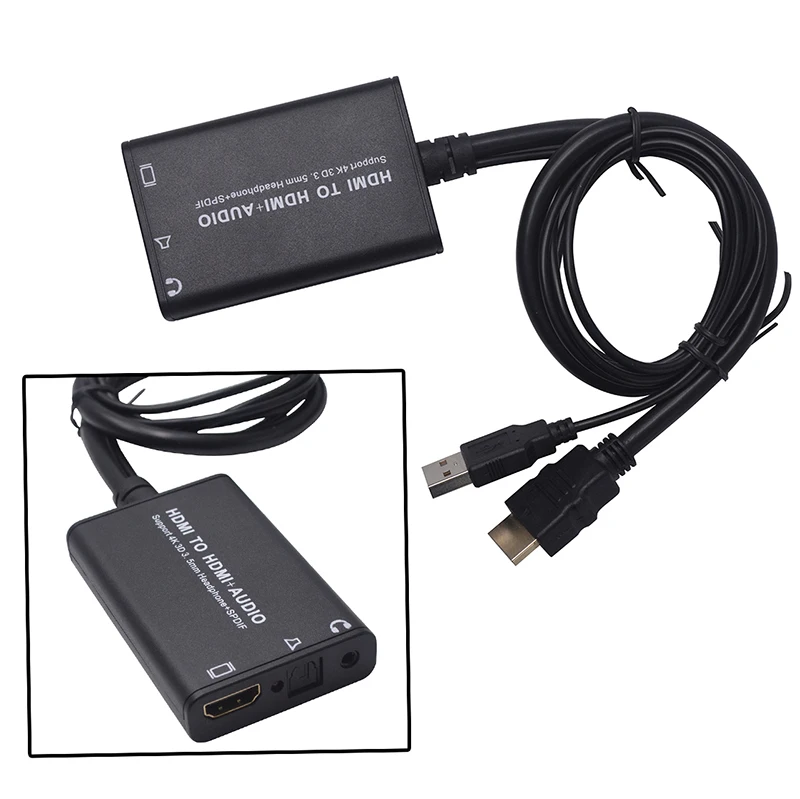 Высококачественный разветвитель kebidu 4K HDMI HD преобразователь в аудио экстрактор
