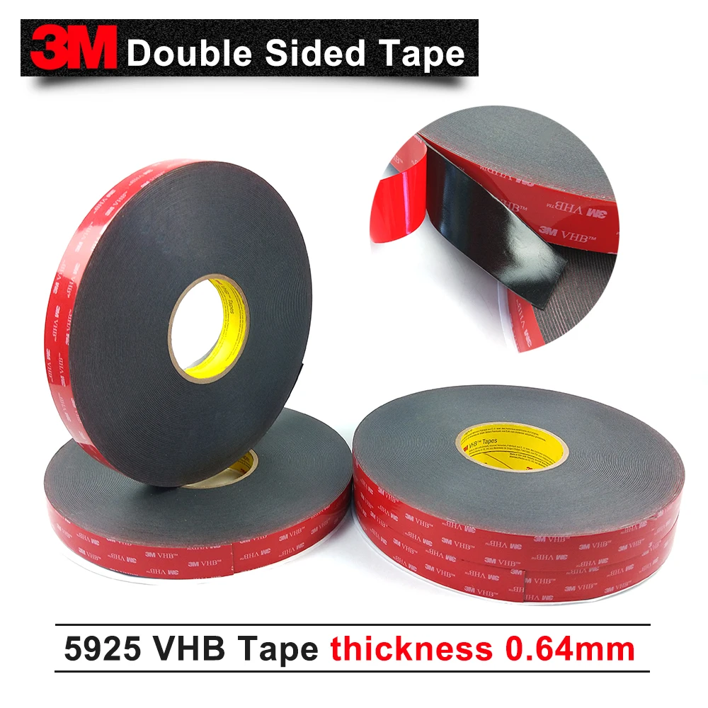 Двухсторонняя акриловая клейкая красная пленка 3M VHB 5925/исключительная