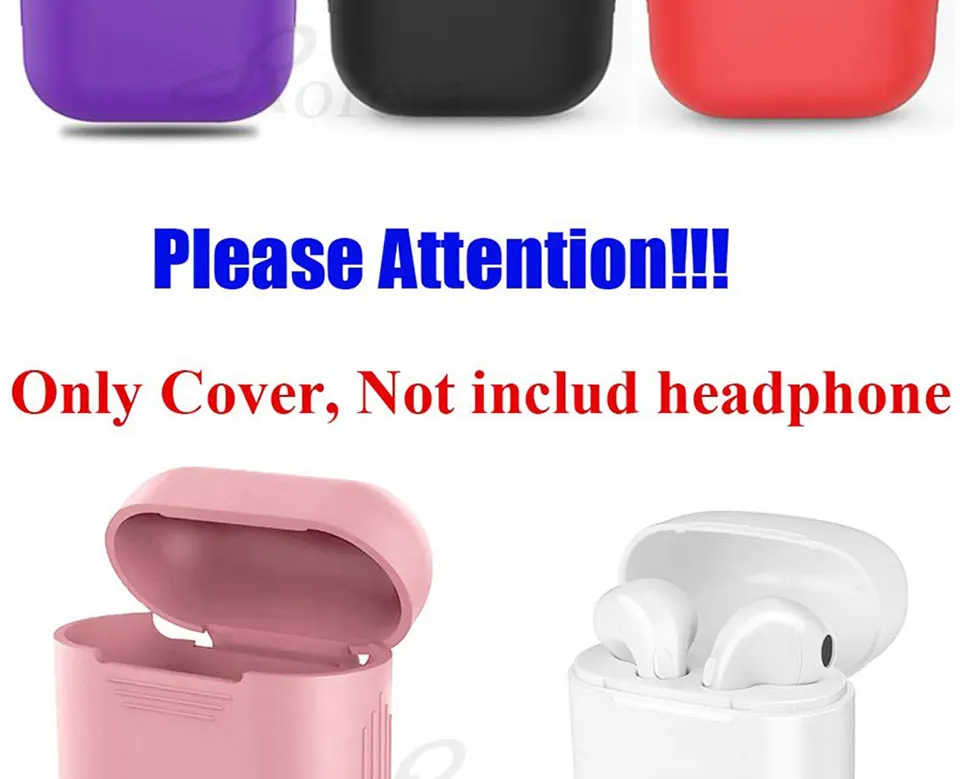 Roreta силиконовый защитный чехол для наушников airPods, аксессуары для гарнитуры из ТПУ, мягкий чехол для Apple Airpods, зарядная коробка