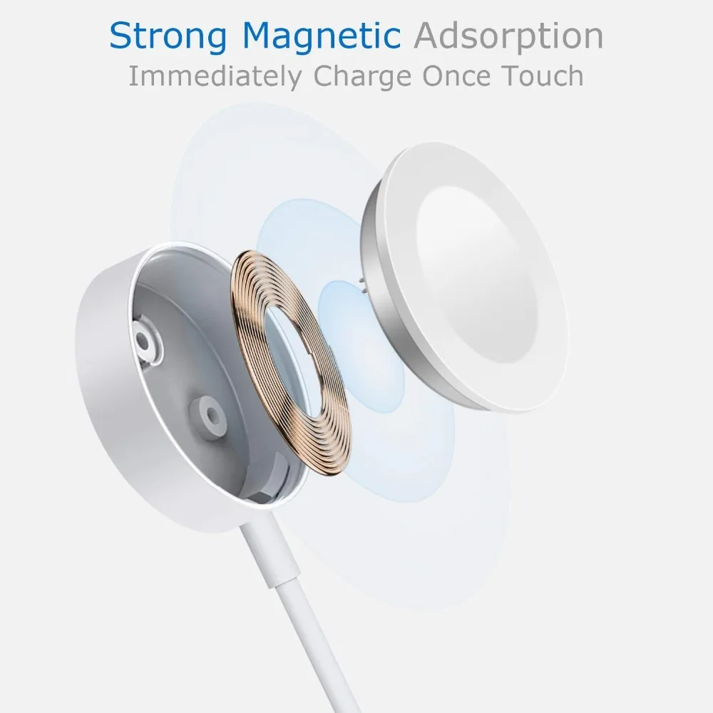Магнитное Беспроводное зарядное устройство для Apple Watch 1 м/3 3 фута USB кабель